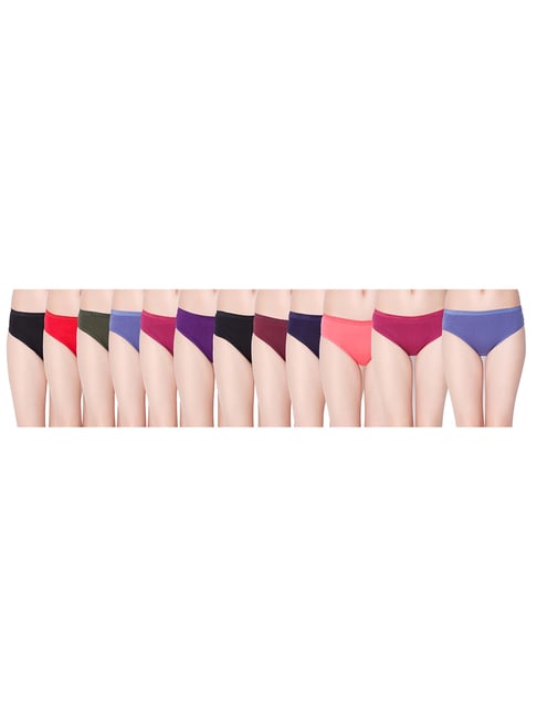 Dollar Missy Multicolor Cotton Panty Set - Pack of 12-image-30