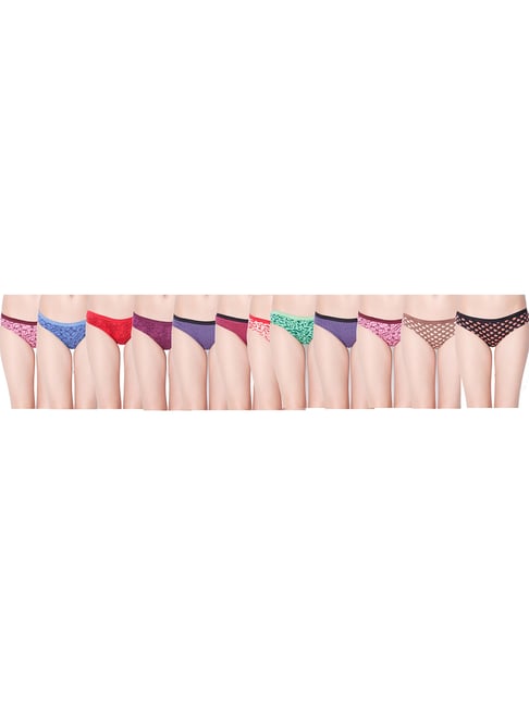 Dollar Missy Multicolor Cotton Panty Set - Pack of 12-image-31