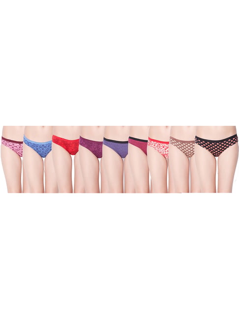 Dollar Missy Multicolor Cotton Panty Set - Pack of 9-image-20