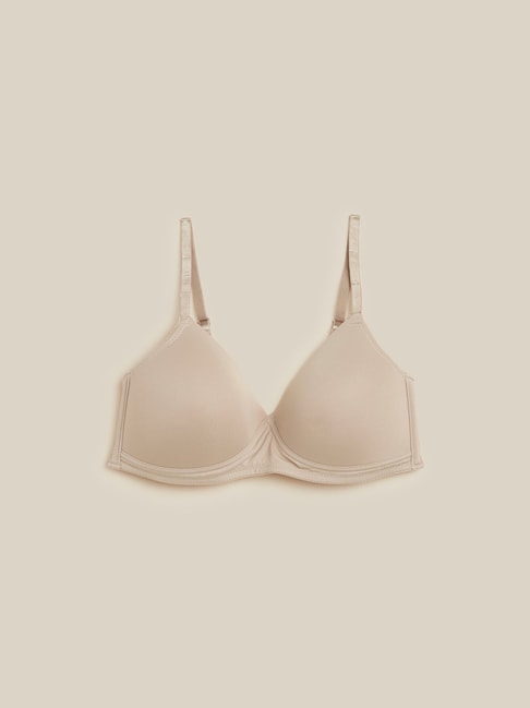 Wunderlove by Westside Beige Non-Wired Padded Bra Price in India