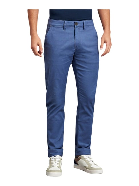 Classic Polo Men's Moderate Fit Cotton Trousers | CR-TRS-SATIN-LT.GREY