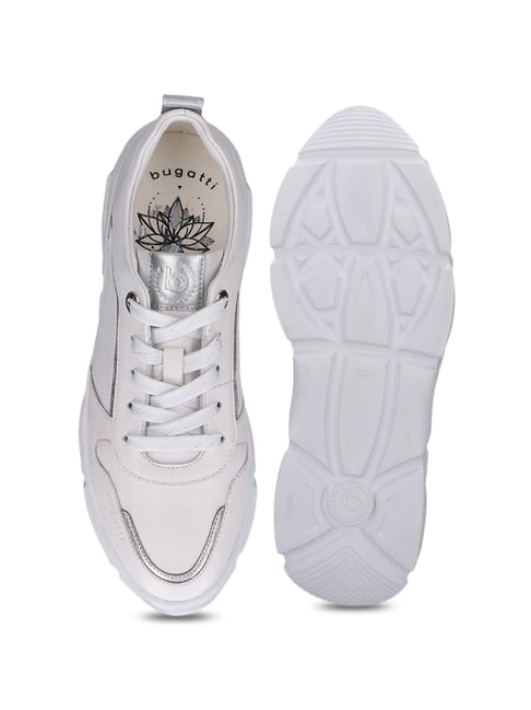 Bugatti Women's White Casual Sneakers