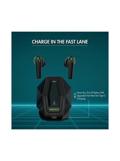Buy Wings XFire Gaming TWS with 25 Hrs playtime Bluetooth Headset