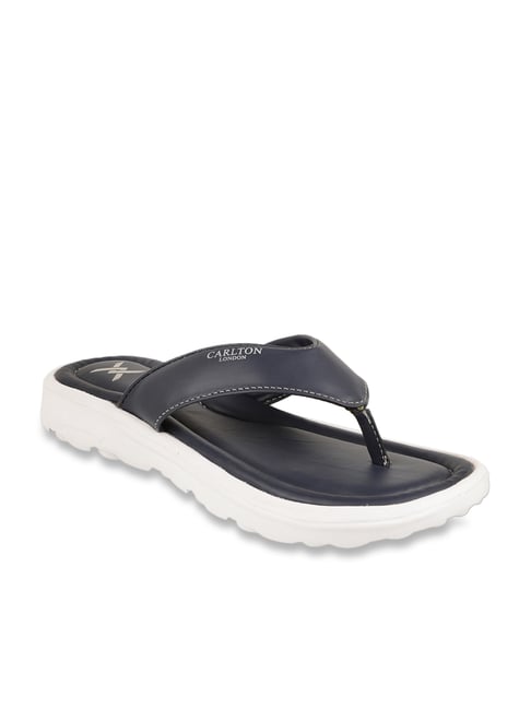 Carlton London Women's Navy Thong Sandals