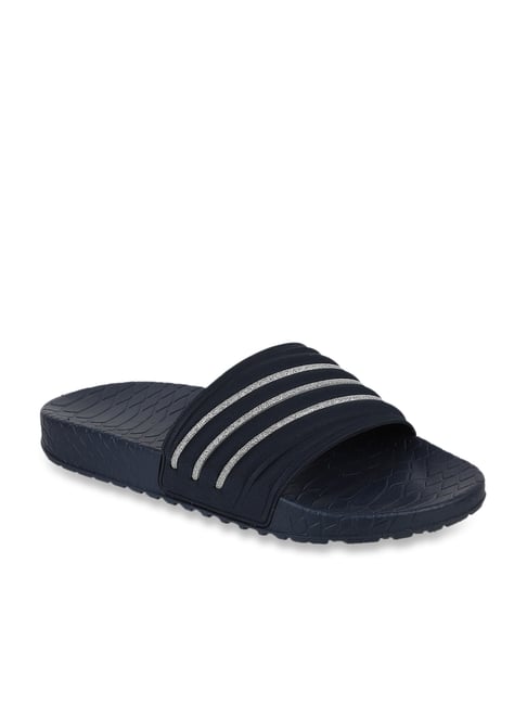 Buy CL Sport by Carlton London Women's Blue Slides for Women at