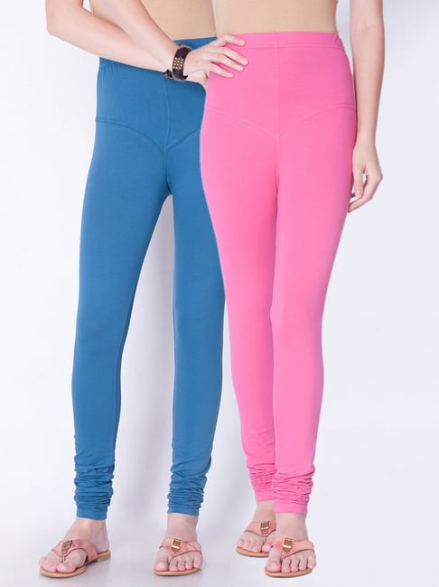 Women's Navy Blue & Pink Sports Leggings - Stay Comfortable and Stylish |  Sportsqvest