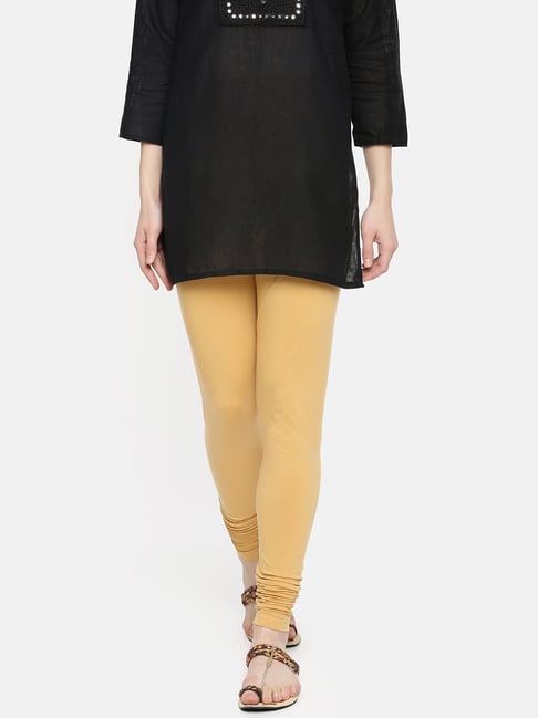 Dollar Missy Beige Cotton Leggings-picture-36