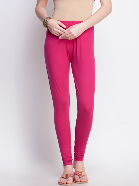 Buy Dollar Missy Pink Cotton Leggings for Women's Online @ Tata CLiQ