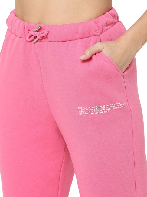 Buy Only Pink High Rise Sweatpants for Women Online @ Tata CLiQ