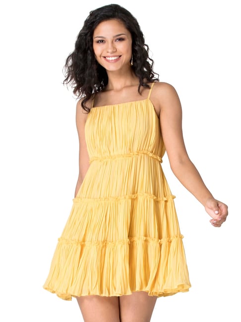 Faballey yellow clearance dress