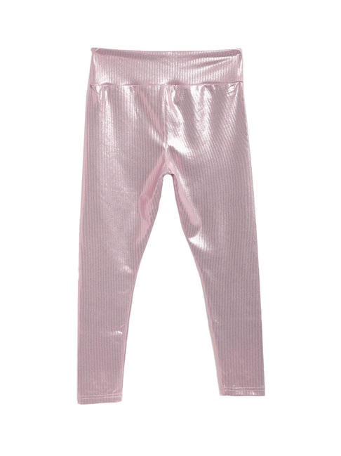 Buy Converse Kids Pink Solid Leggings for Girls Clothing Online