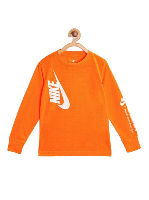 Orange nike cheap shirt kids