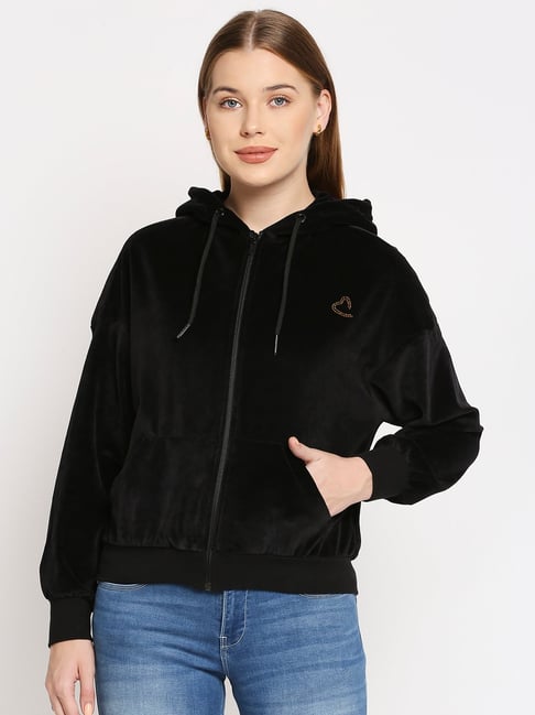 Shop Women Jacket Black Color at Woollen Wear
