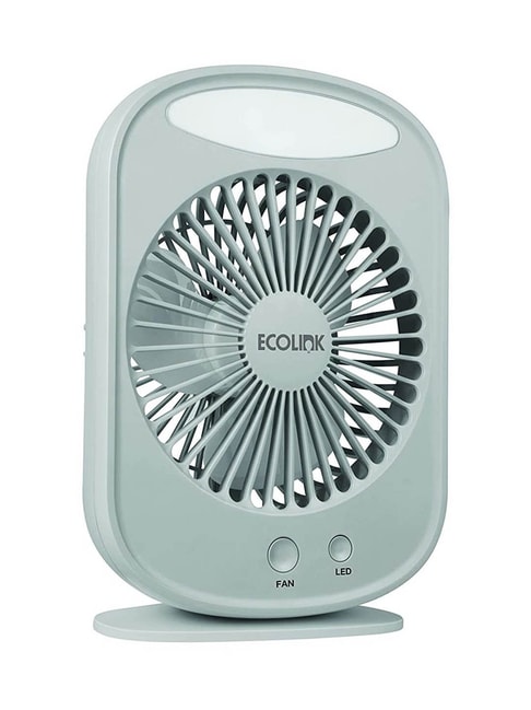 EcoLink Comfy 913715149801 Rechargeable Fan (White)