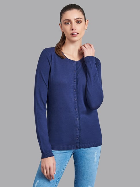 Buy Beverly Hills Polo Club Navy Cardigan for Women's Online @ Tata CLiQ