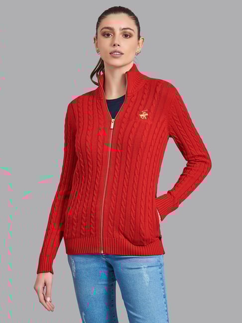 Buy Beverly Hills Polo Club Red Sweater for Women's Online Tata CLiQ