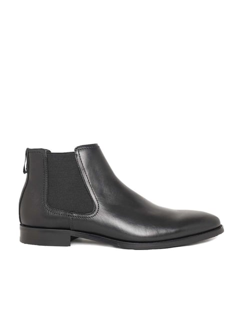 Aldo Men's Jet Black Chelsea Boots