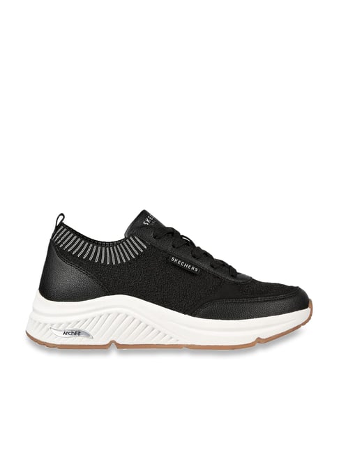 Buy Skechers Women's ARCH FIT S Black Casual Shoes for Women at