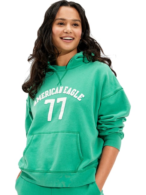 American eagle green hoodie hotsell