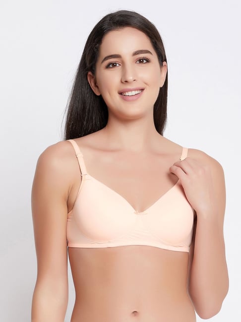 Buy Peach Bras for Women by Clovia Online