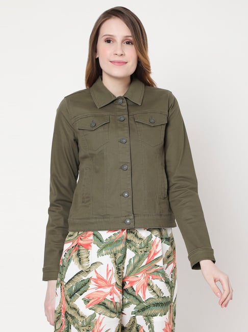 Womens Two Tone Slim Fit Denim Fall Jackets Women With Corduroy Fitting In Dark  Green And Orange By Free Peopl From Outfit1768, $22.12 | DHgate.Com