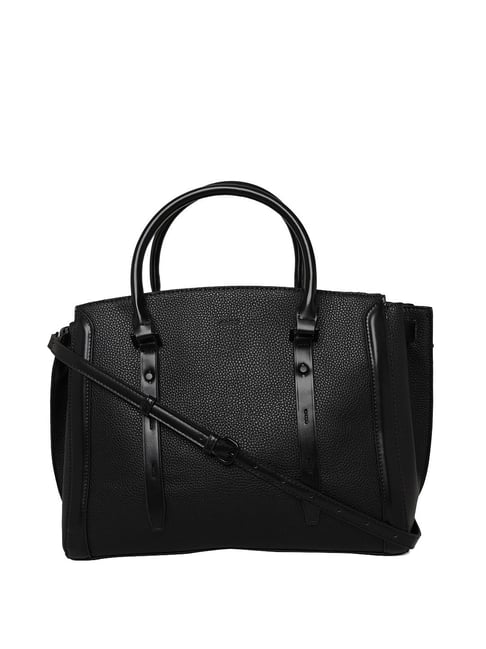 Aldo Dulacca Black Solid Medium Tote Handbag Price in India