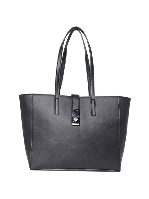 Aldo Wiciewiel Black Solid Medium Tote Handbag