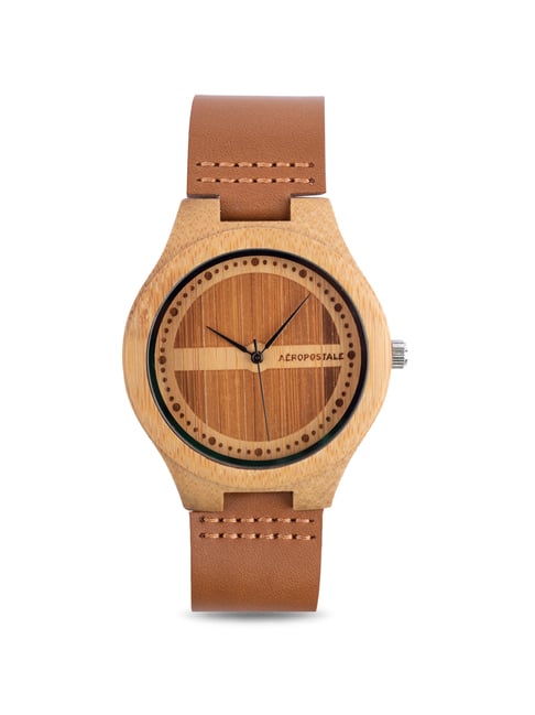 Aeropostale Real Wood Series Unisex Analog Watch