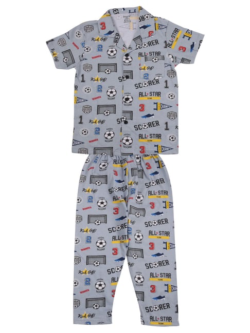 Boys grey pyjamas hot sale