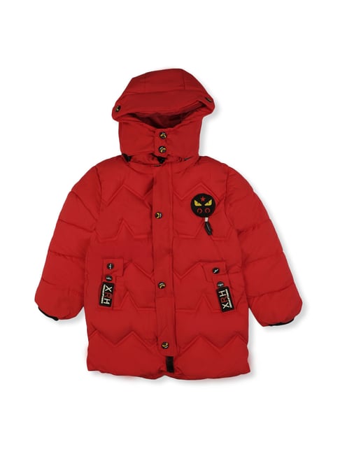 Buy Passion Petals Kids Red & Black Quilted Jacket for Boys Clothing Online  @ Tata CLiQ