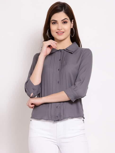 Style Quotient Grey Shirt Price in India