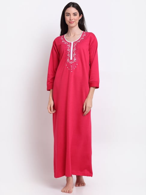 Woolen night hot sale gown online