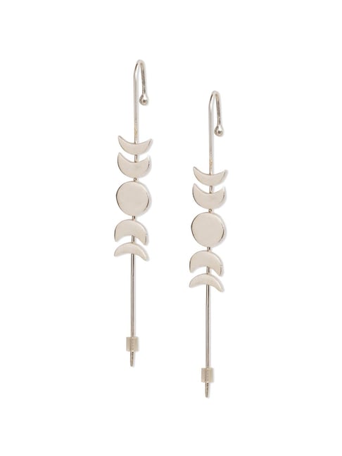 Safa Off White Long Western Earrings – AG'S