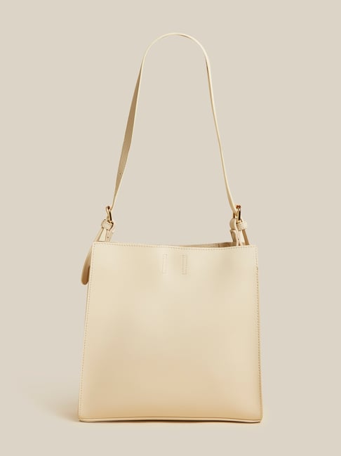 Buy LOV by Westside Beige Alexis Tote Bag Online at best price at TataCLiQ