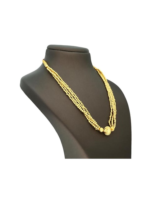 Buy Malabar Gold And Diamonds 22k Gold Necklace For Women Online At ...