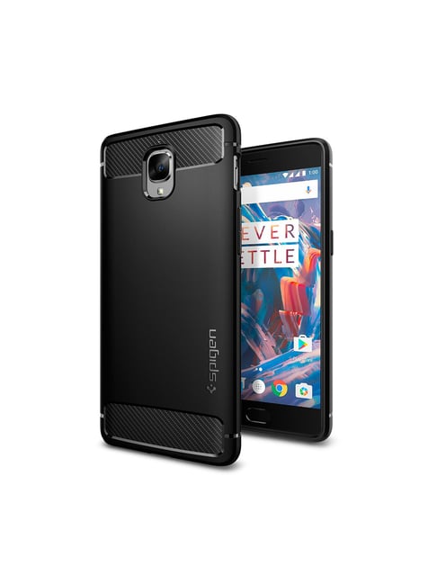 Spigen Rugged Armor Back Cover Case for OnePlus 3 - Black