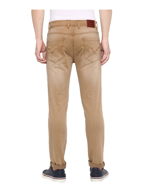 Buy online Men Beige Solid Casual Trouser from Bottom Wear for Men by Red  Chief for ₹1800 at 50% off | 2024 Limeroad.com
