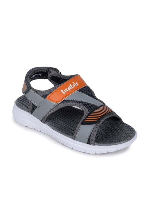 Lucy & Luke by Liberty Kids Grey Floater Sandals