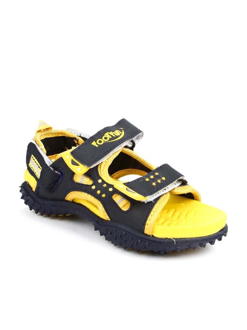 Lucy & Luke by Liberty Kids Yellow Floater Sandals