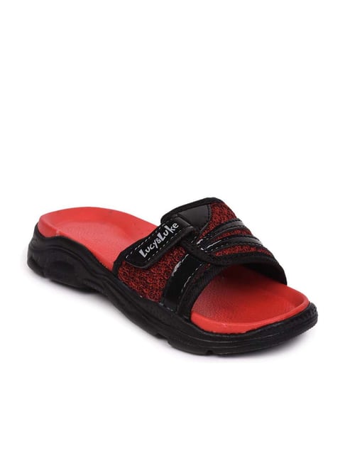 Nike Kawa Kids Slide Sandals Black Slip On Summer Sandals Boys 11C  819352-001 | eBay