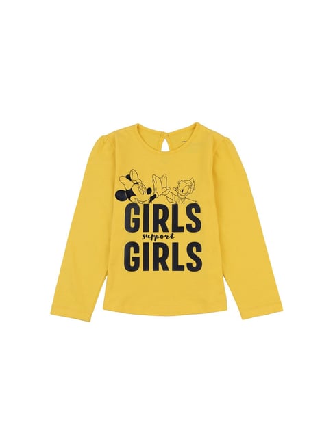 Yellow minnie mouse on sale shirt