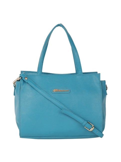 BELLADAMA Jola Sea Green Solid Medium Shoulder Handbag-picture-37
