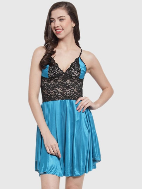Women Floral Lace Nightgown Sheer See Through V Neck Night Dress Sleepwear  Sexy | eBay