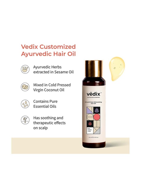 Buy Vedix Niryath Root Hair Oil for Dry Scalp - 100 ml Online At Best Price  @ Tata CLiQ