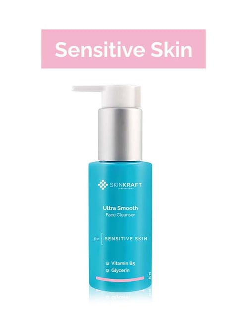 Buy SkinKraft Ultra Smooth Face Cleanser for Sensitive Skin 60 ml