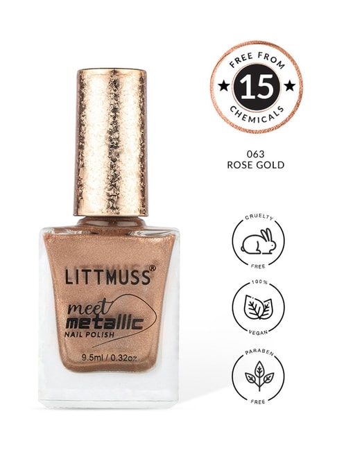 CRUSHED ROSE GOLD FESTIVE COLLECTION Nail Polish in Latur at best price by  La Roy INDIA - Justdial