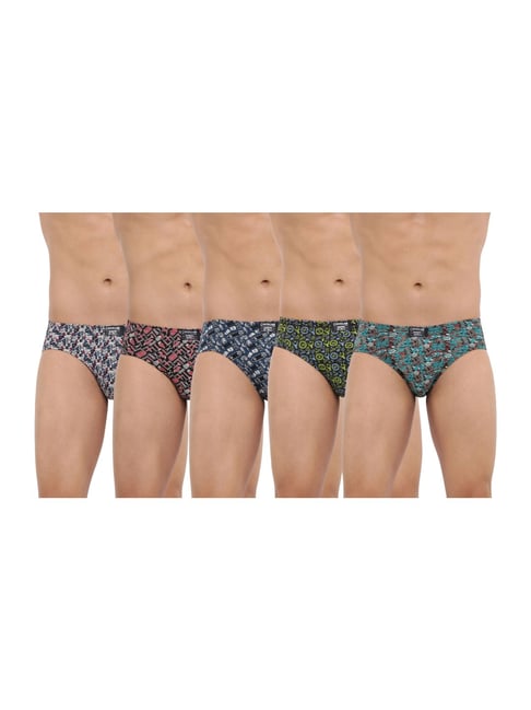 Buy Dollar Bigboss Assorted Color Cotton Printed Briefs (Pack Of 5) for  Mens Online @ Tata CLiQ