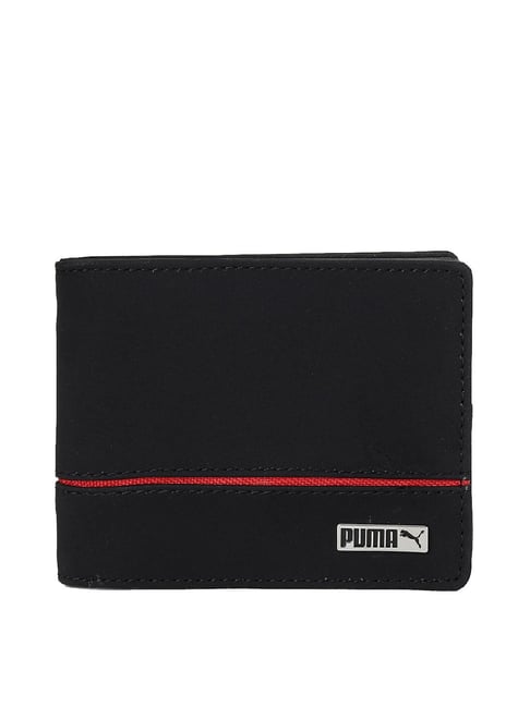 Buy Puma Style Black Casual Bi Fold Wallet for Men Online At Best