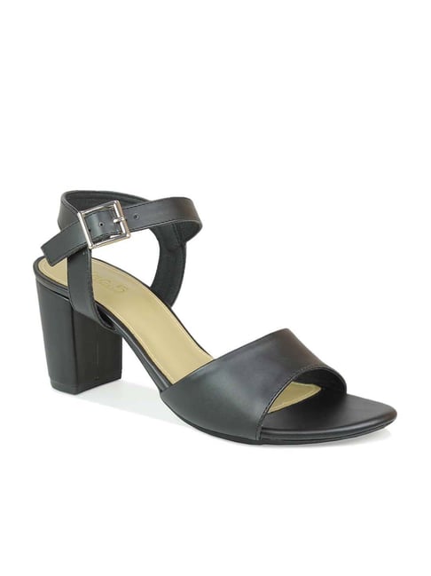 Inc 5 Inc.5 Women's Black Ankle Strap Sandals