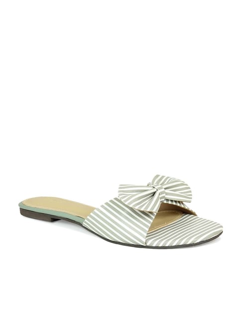 Inc 5 Inc.5 Women's Green Casual Sandals